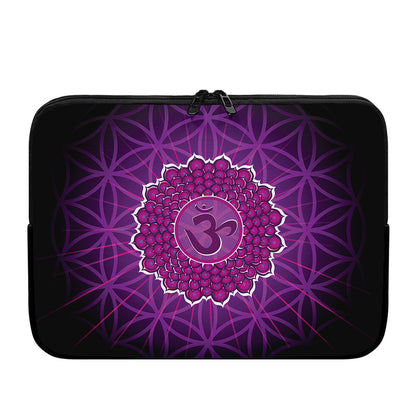 Sahasrara Chakra Spiritual Print Laptop Sleeve