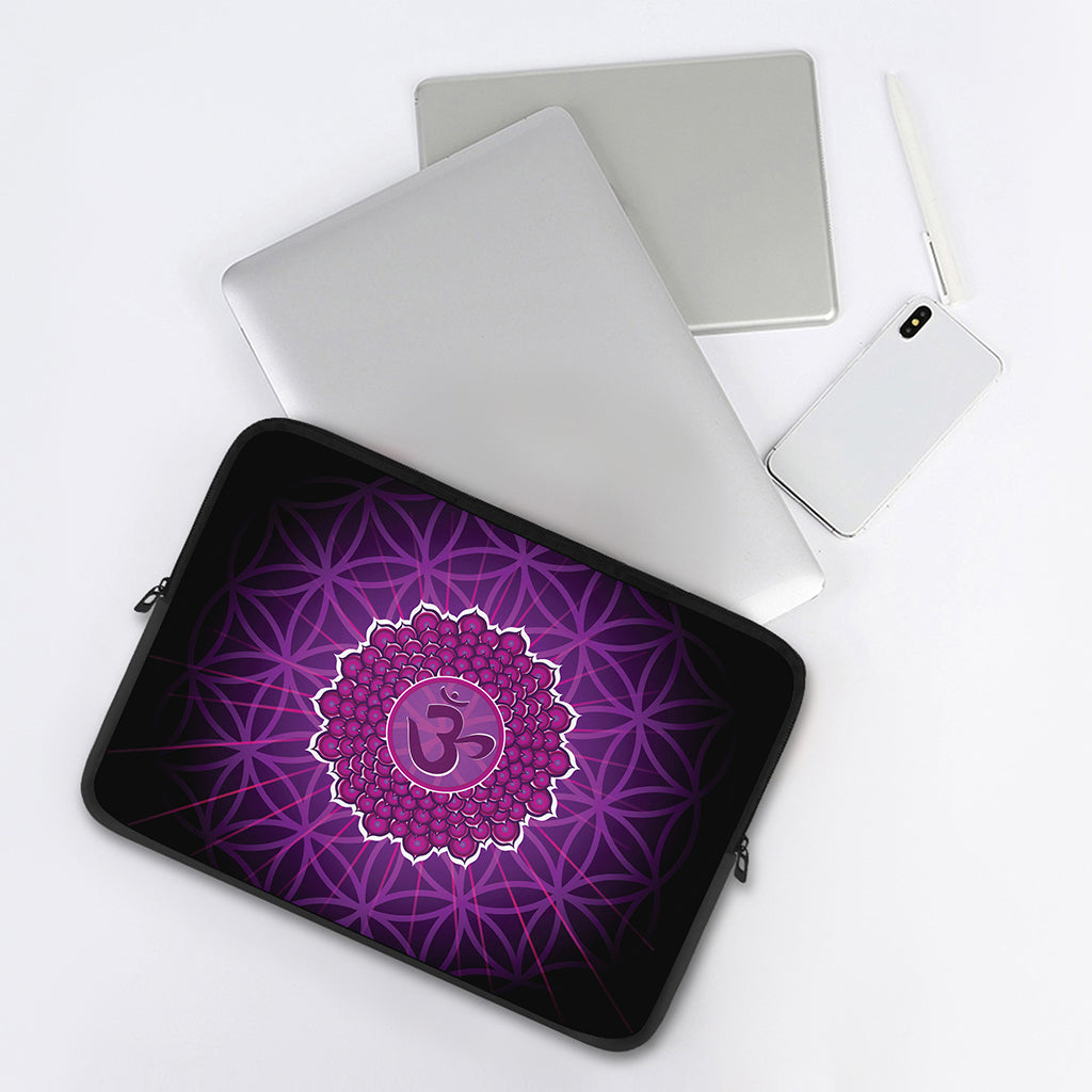 Sahasrara Chakra Spiritual Print Laptop Sleeve