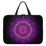 Sahasrara Chakra Spiritual Print Laptop Sleeve With Handle