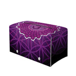 Sahasrara Chakra Spiritual Print Leather Tissue Box Cover