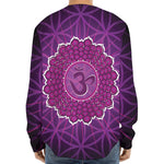 Sahasrara Chakra Spiritual Print Long Sleeve Baseball Jersey