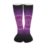 Sahasrara Chakra Spiritual Print Long Socks