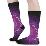 Sahasrara Chakra Spiritual Print Long Socks