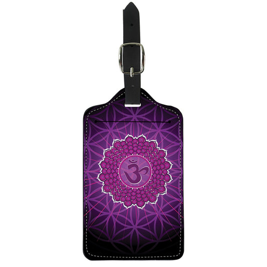 Sahasrara Chakra Spiritual Print Luggage Tag
