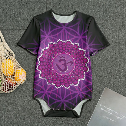 Sahasrara Chakra Spiritual Print Men's Bodysuit