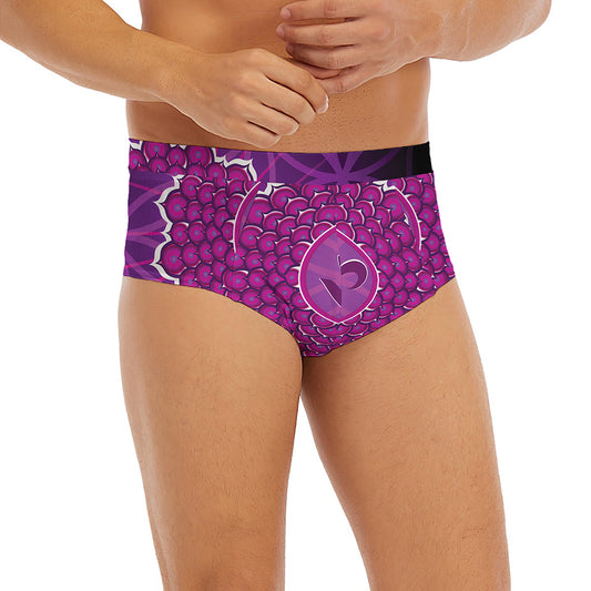 Sahasrara Chakra Spiritual Print Men's Briefs