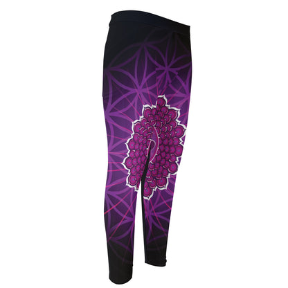Sahasrara Chakra Spiritual Print Men's Compression Pants