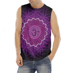 Sahasrara Chakra Spiritual Print Men's Fitness Tank Top