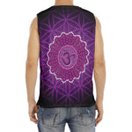 Sahasrara Chakra Spiritual Print Men's Fitness Tank Top