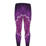 Sahasrara Chakra Spiritual Print Men's leggings