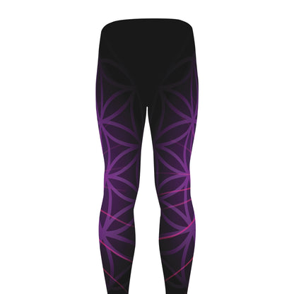Sahasrara Chakra Spiritual Print Men's leggings