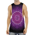 Sahasrara Chakra Spiritual Print Men's Muscle Tank Top