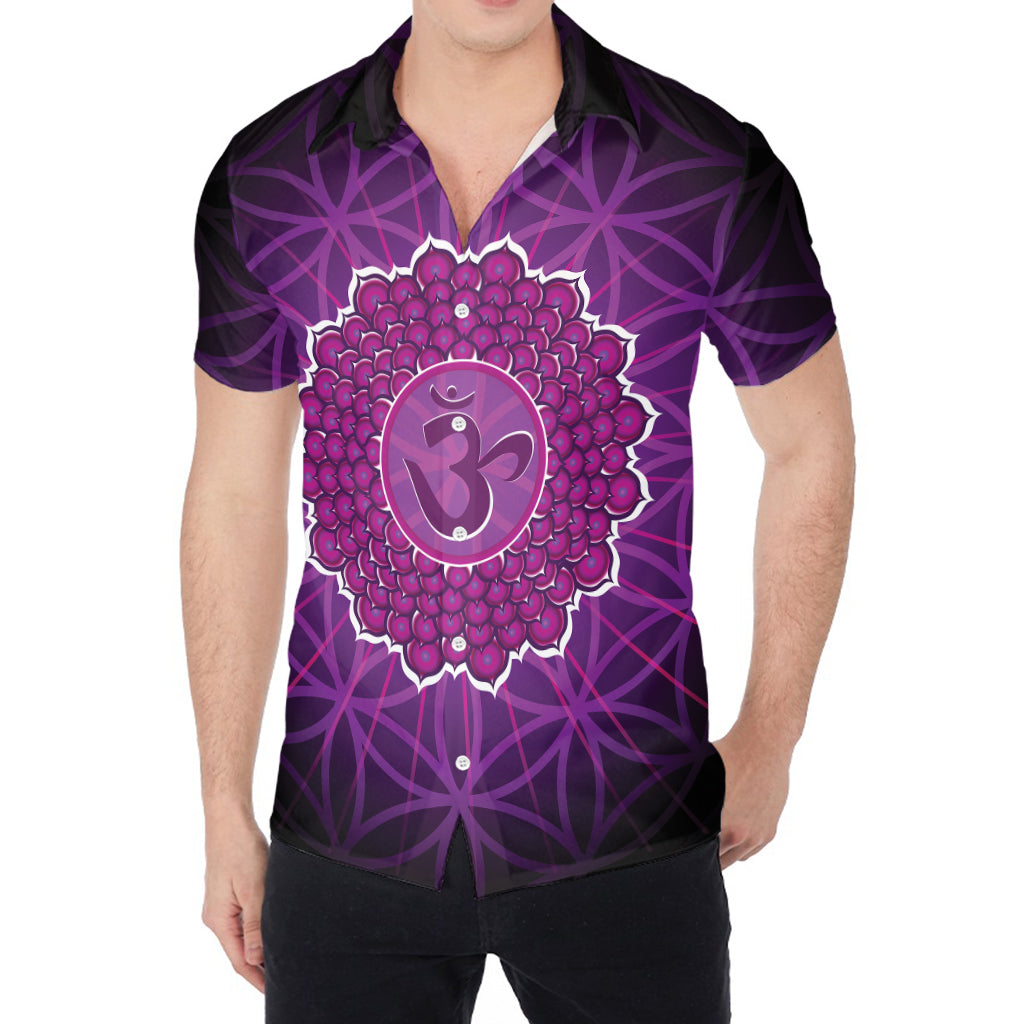 Sahasrara Chakra Spiritual Print Men's Shirt