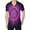 Sahasrara Chakra Spiritual Print Men's Shirt