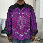 Sahasrara Chakra Spiritual Print Men's Shirt Jacket