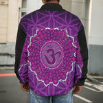Sahasrara Chakra Spiritual Print Men's Shirt Jacket