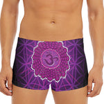 Sahasrara Chakra Spiritual Print Men's Short Boxer Briefs
