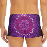 Sahasrara Chakra Spiritual Print Men's Short Boxer Briefs