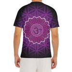 Sahasrara Chakra Spiritual Print Men's Short Sleeve Rash Guard