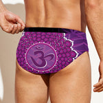 Sahasrara Chakra Spiritual Print Men's Swim Briefs