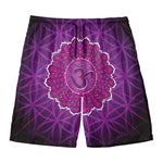 Sahasrara Chakra Spiritual Print Men's Swim Trunks