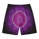 Sahasrara Chakra Spiritual Print Men's Swim Trunks
