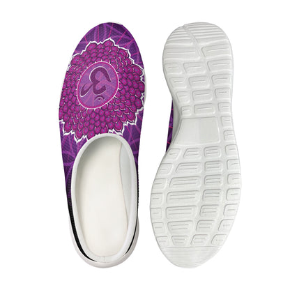 Sahasrara Chakra Spiritual Print Mesh Casual Shoes