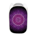 Sahasrara Chakra Spiritual Print Mesh Laundry Hamper
