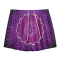 Sahasrara Chakra Spiritual Print Mesh Shorts