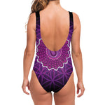 Sahasrara Chakra Spiritual Print One Piece Swimsuit
