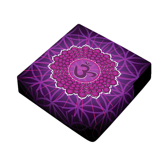 Sahasrara Chakra Spiritual Print Outdoor Seat Cushion Cover