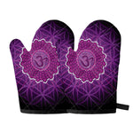 Sahasrara Chakra Spiritual Print Oven Mitts