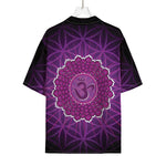 Sahasrara Chakra Spiritual Print Rayon Hawaiian Shirt