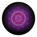 Sahasrara Chakra Spiritual Print Round Blanket