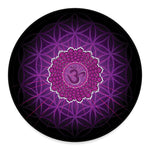 Sahasrara Chakra Spiritual Print Round Floor Mat