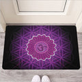 Sahasrara Chakra Spiritual Print Rubber Doormat
