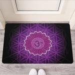 Sahasrara Chakra Spiritual Print Rubber Doormat