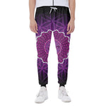 Sahasrara Chakra Spiritual Print Scuba Joggers