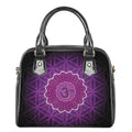 Sahasrara Chakra Spiritual Print Shoulder Handbag