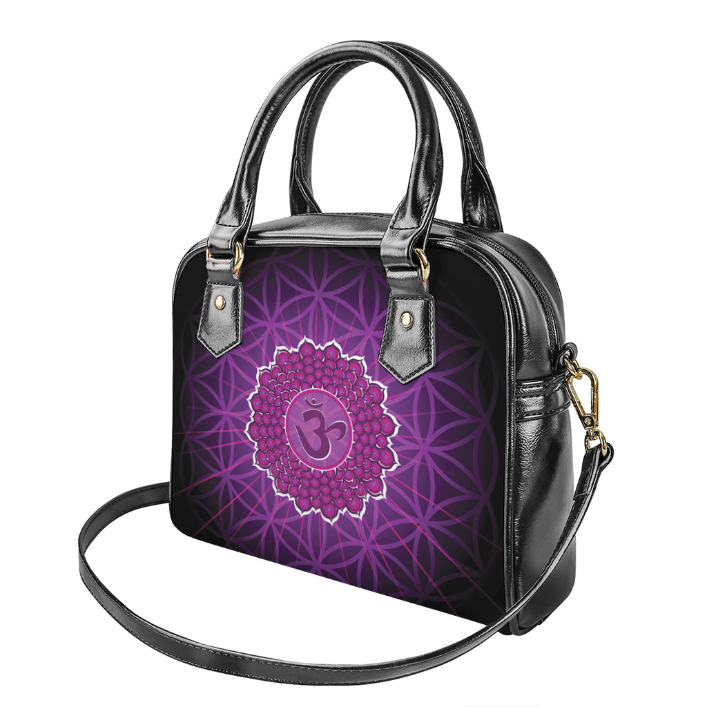 Sahasrara Chakra Spiritual Print Shoulder Handbag
