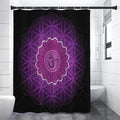 Sahasrara Chakra Spiritual Print Shower Curtain