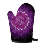 Sahasrara Chakra Spiritual Print Single Oven Mitt