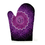 Sahasrara Chakra Spiritual Print Single Oven Mitt