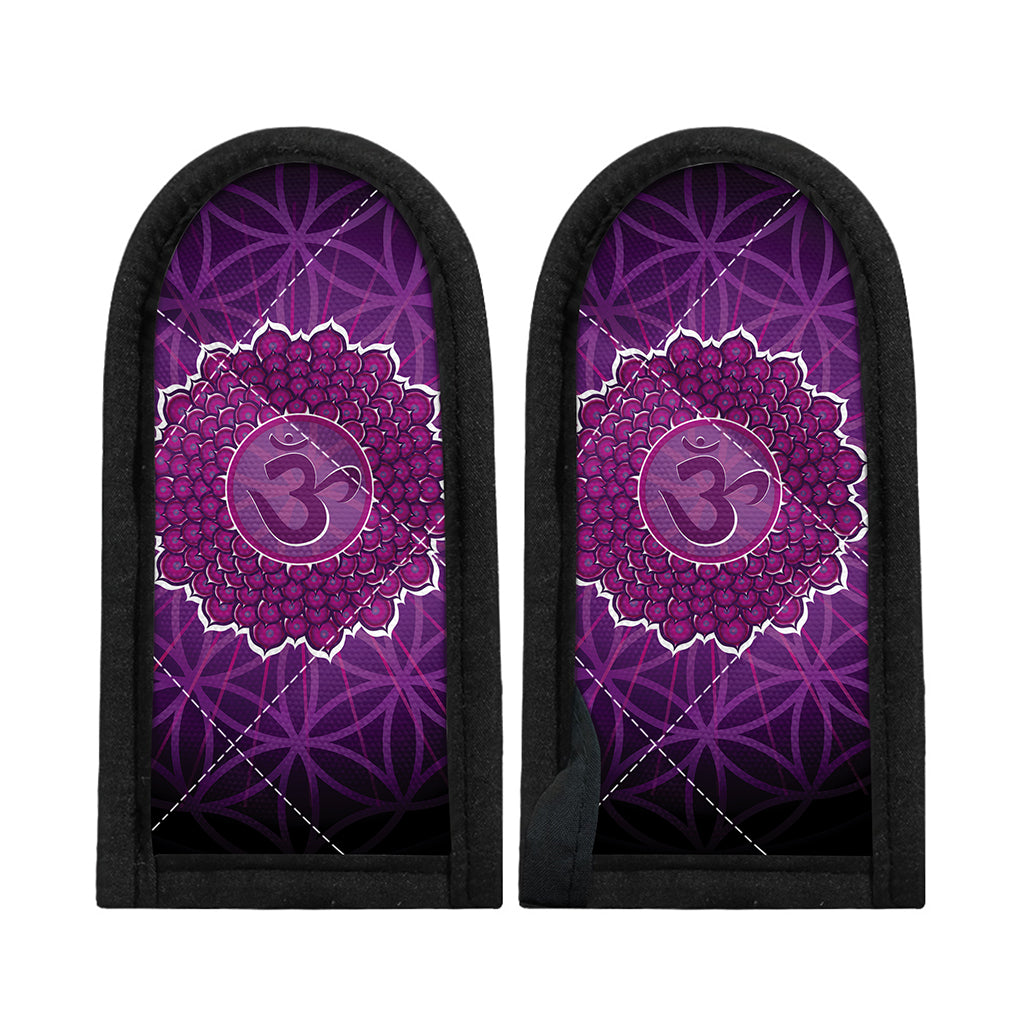 Sahasrara Chakra Spiritual Print Skillet Handle Cover