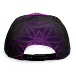 Sahasrara Chakra Spiritual Print Snapback Cap