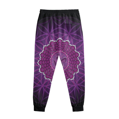 Sahasrara Chakra Spiritual Print Sweatpants