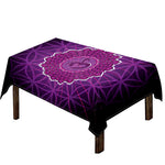 Sahasrara Chakra Spiritual Print Tablecloth