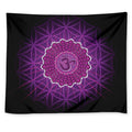Sahasrara Chakra Spiritual Print Tapestry