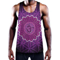 Sahasrara Chakra Spiritual Print Men's Workout Tank Top