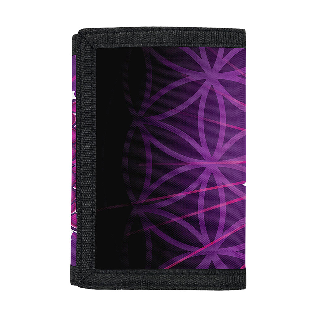 Sahasrara Chakra Spiritual Print Trifold Wallet